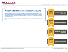 Tablet Screenshot of marlexpharm.com